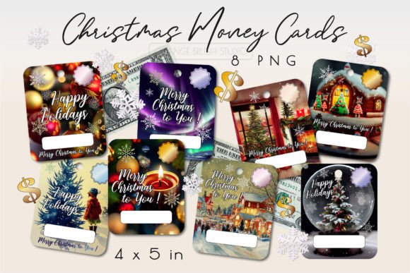 Download Printable Christmas Money Card Bundle - Premium Resources