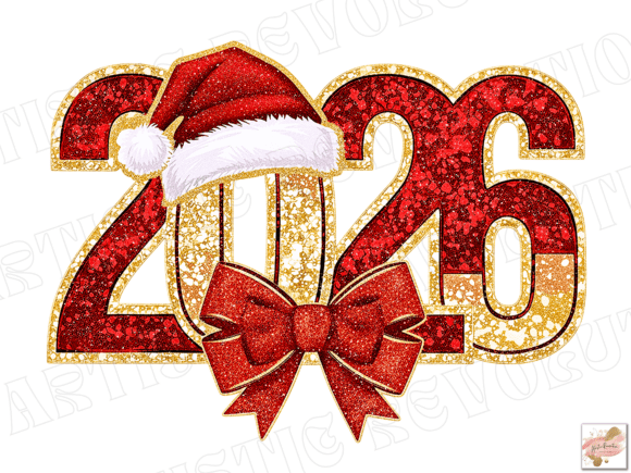 Download Glitter Happy New Year 2026 Png - Premium Resources