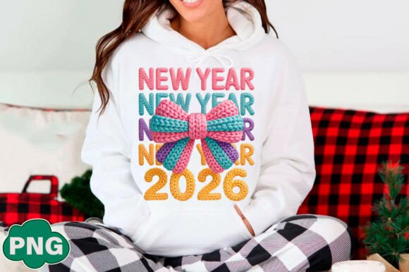 Download Happy New Year 2026 PNG, Crochet Yarn - Premium Resources