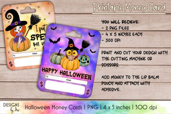 Download Halloween Money Card | Money Holder PNG - Premium Resources